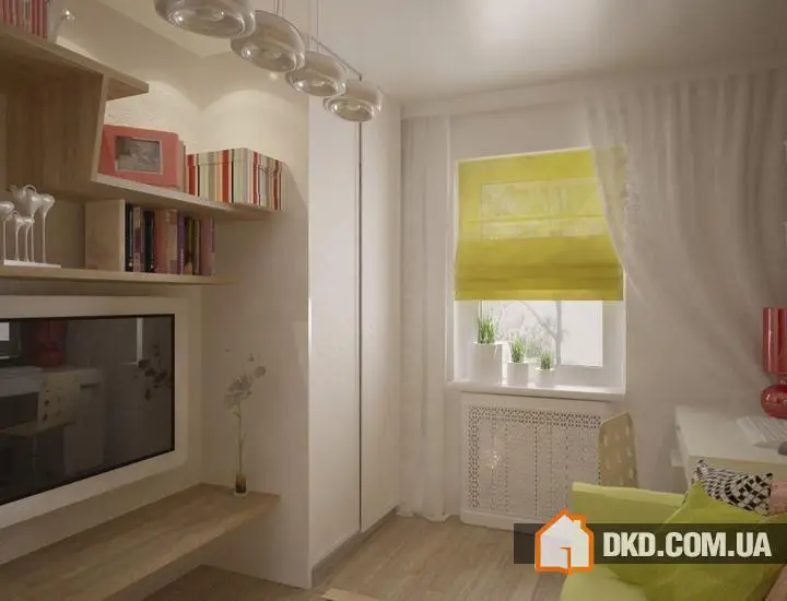 Дизайн однокомнатної квартири, 34 кв.м. - Gallery image 0