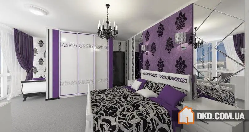 Спальна кімната з невеликою робочою зоною. Загальна площа 32 кв.м. - Gallery image 0