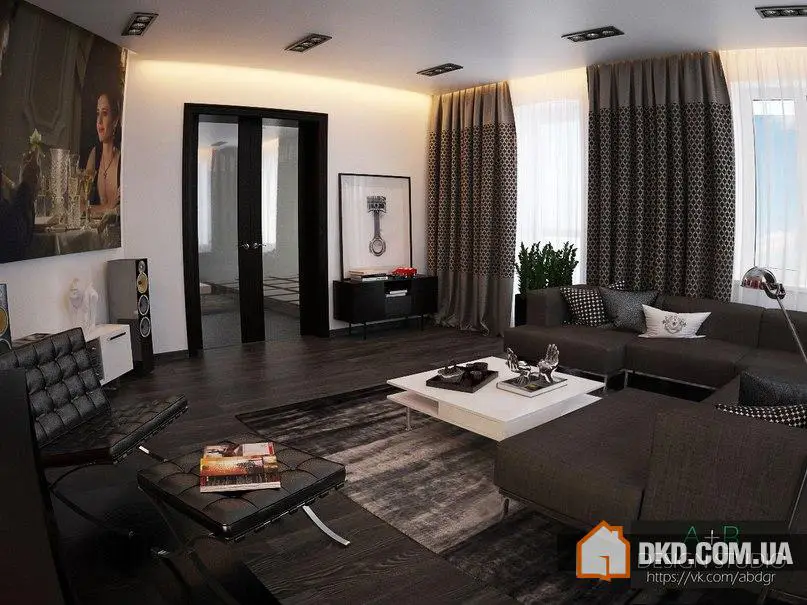 Apartment Design Project by Studio "A+B" Chelyabinsk, Igantyeva St. 19 Designer Alexey Volkov - Gallery image 4