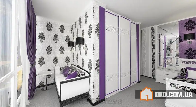 Спальна кімната з невеликою робочою зоною. Загальна площа 32 кв.м. - Gallery image 3