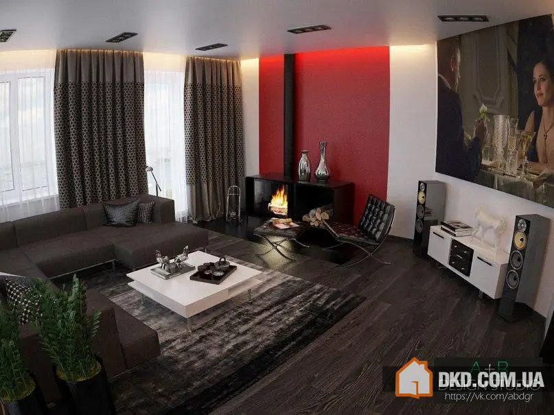 Apartment Design Project by Studio "A+B" Chelyabinsk, Igantyeva St. 19 Designer Alexey Volkov - Gallery image 2