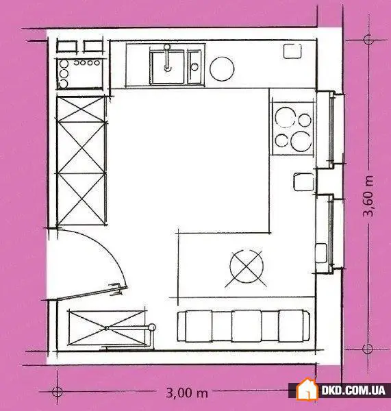 Ідея для кухні площею 10,8 кв.м. - Gallery image 7