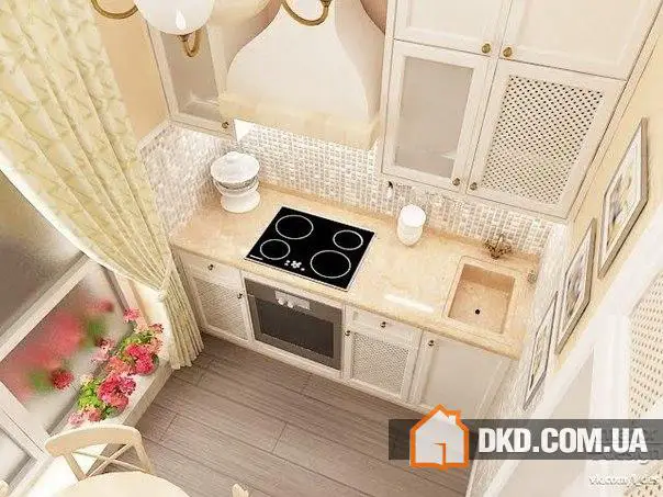 Дизайн маленькой кухни