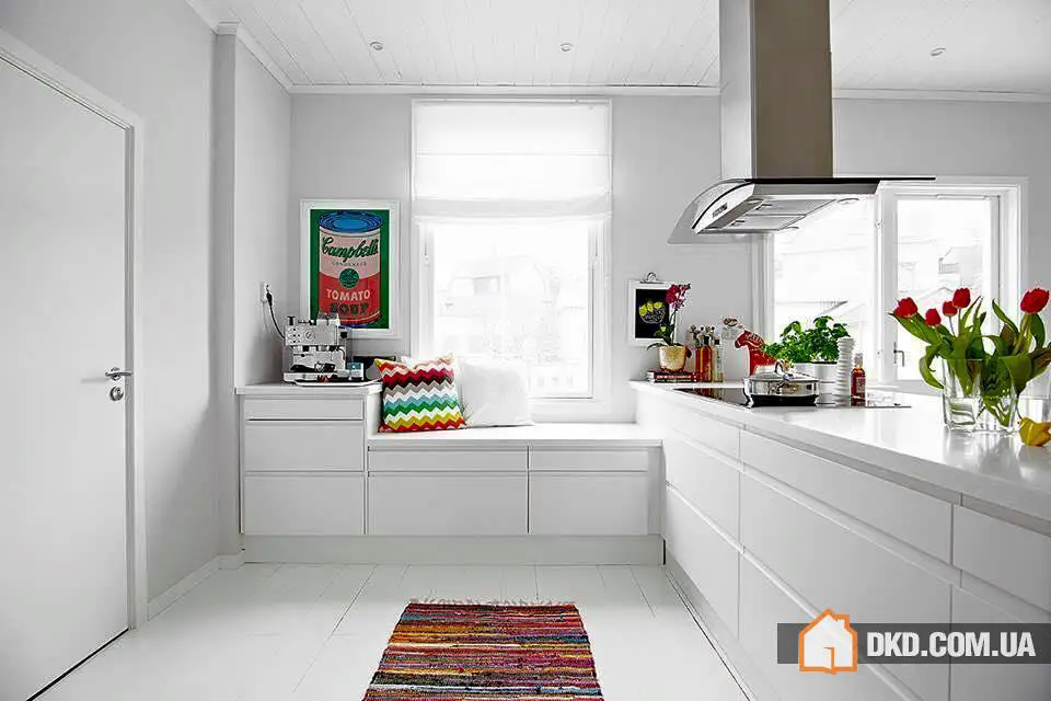 Elegante cocina blanca - 3