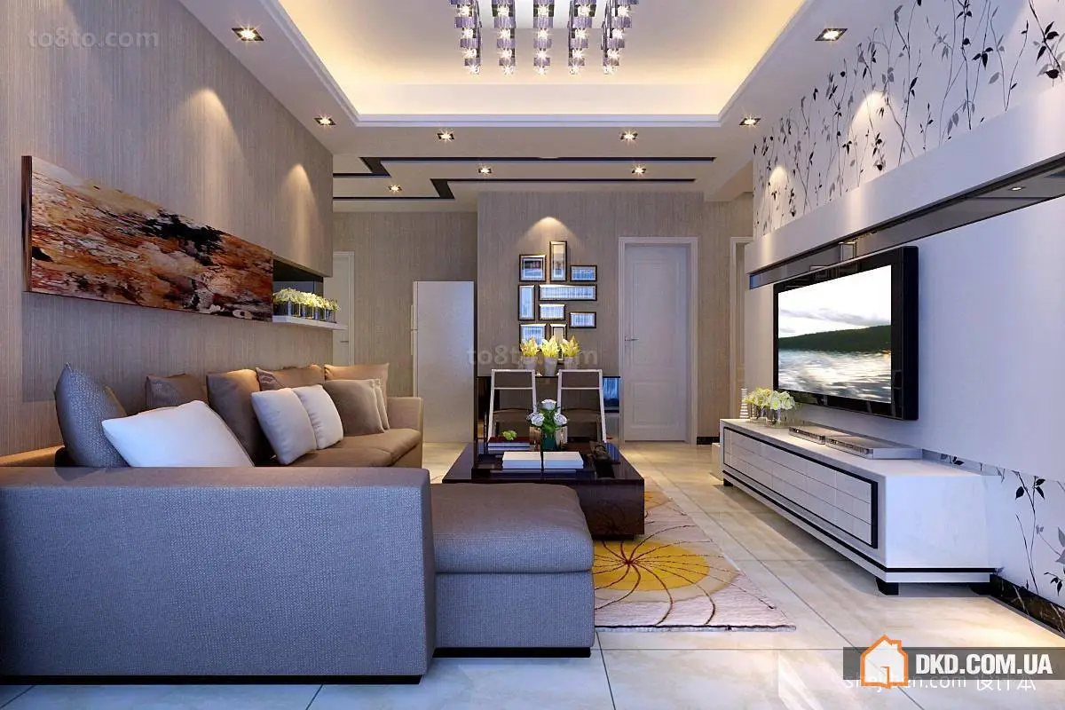 Вражаючий стильний інтер’єр вітальни, який робить відмінність - Gallery image 1