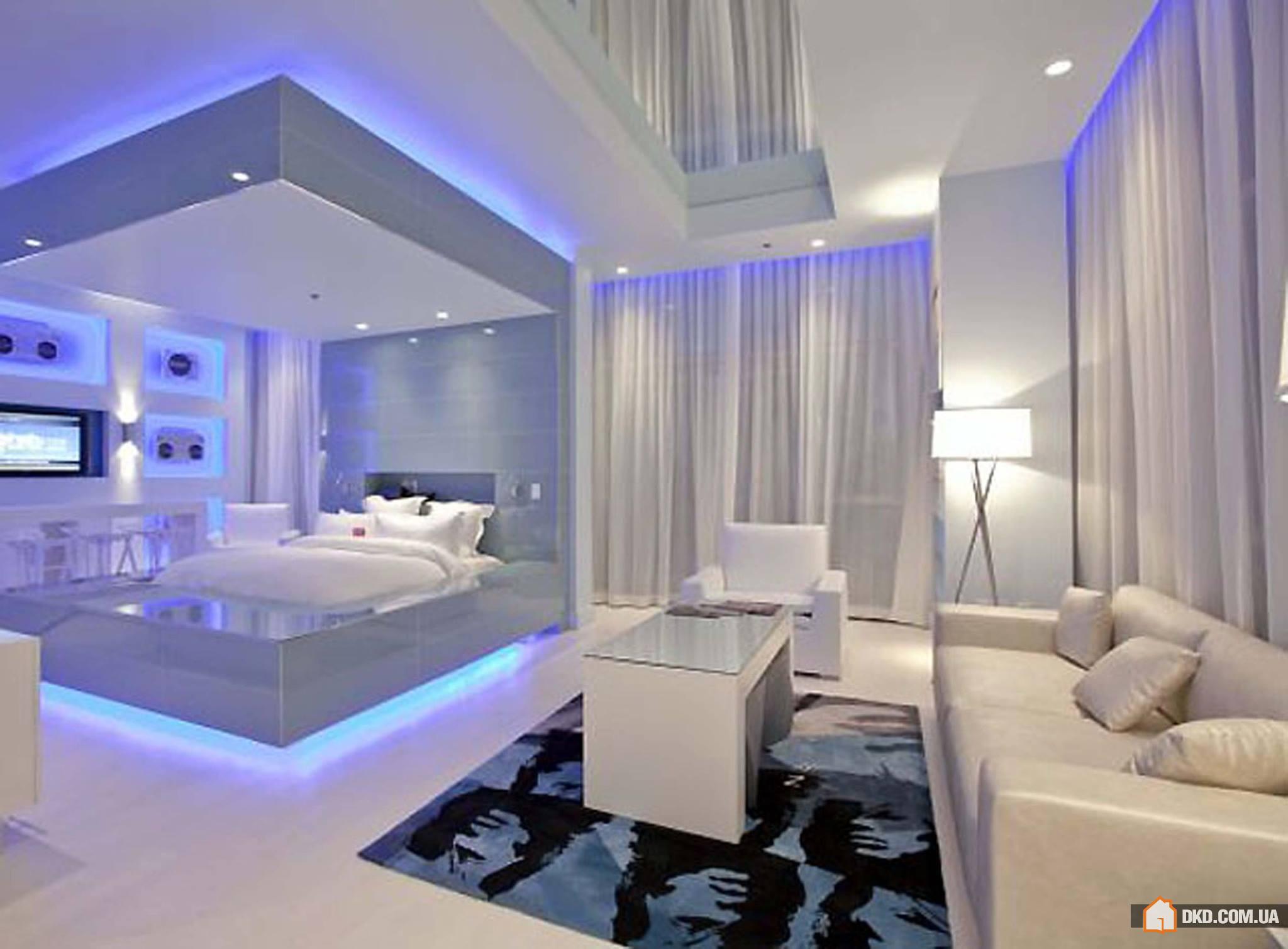 Прохладный интерьер Hard Rock Hotel в Лас-Вегасе