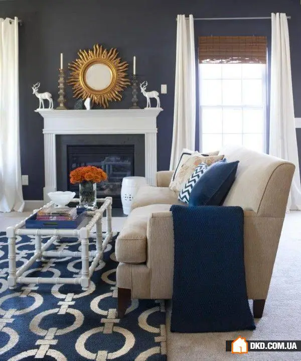 Design de salon bleu - Gallery image 4