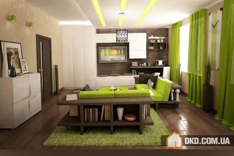 Impressive Modern Green Living Rooms - 5