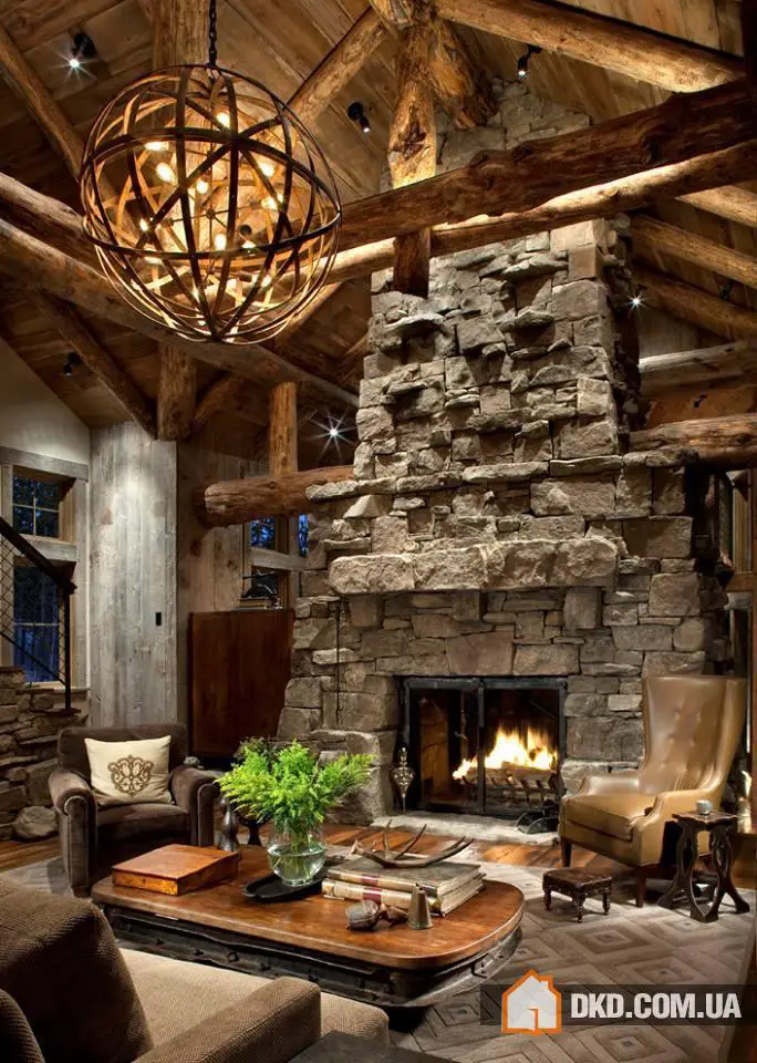 Сільські інтер’єри гостьових ідей дизайну - Gallery image 0