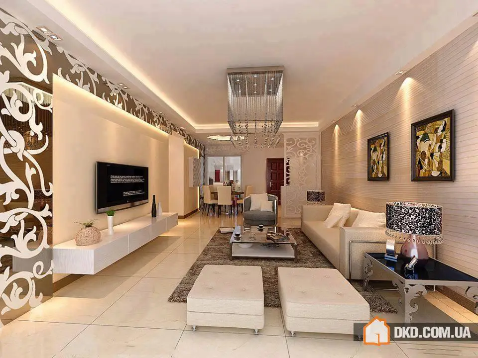 Вдохновляючі гостьові з чудовим декором стін - Gallery image 0