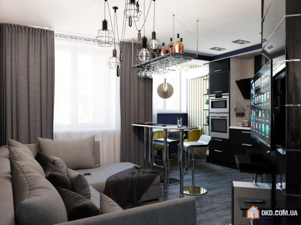 zQ design | Innengestaltung von Küche und Wohnzimmer - 5