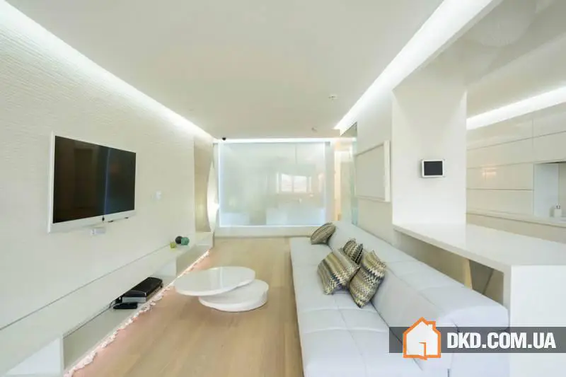 Екологія життя Анни Шемури Това ᴷᴬ
Екологія життя — це житловий проект, завершений Анною Шемурою Това і розміщений у Ростові-на-Дону, Росія.
Інтер’єр світлий і чистий, з багатьма джерелами освітлення, що забезпечують яскраве освітлення. - Gallery image 1