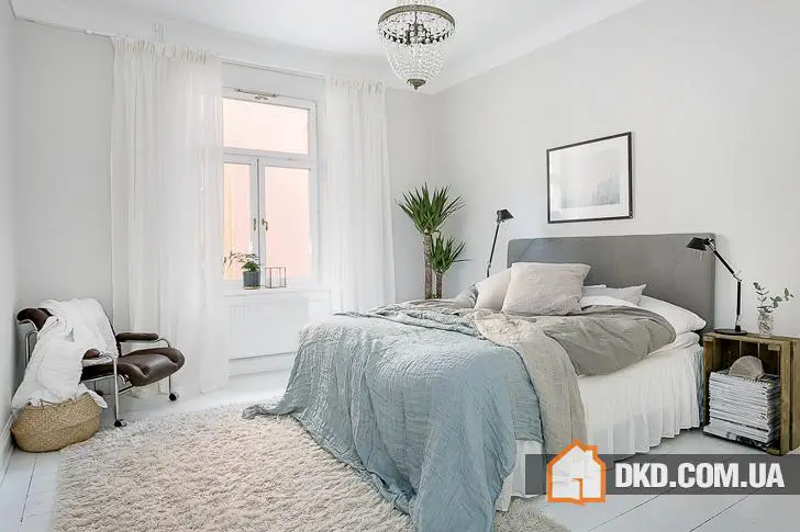 Скандинавский интерьер с винтажными нотками (59 кв. м)