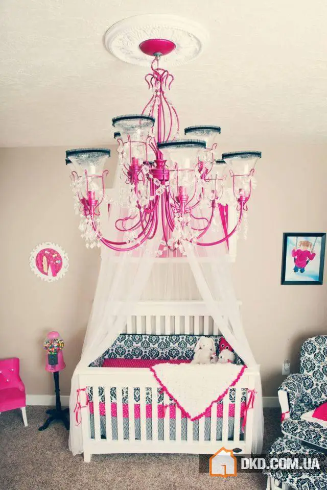 Glamour-Design-Ideen für ein Mädchenzimmer - Gallery image 0