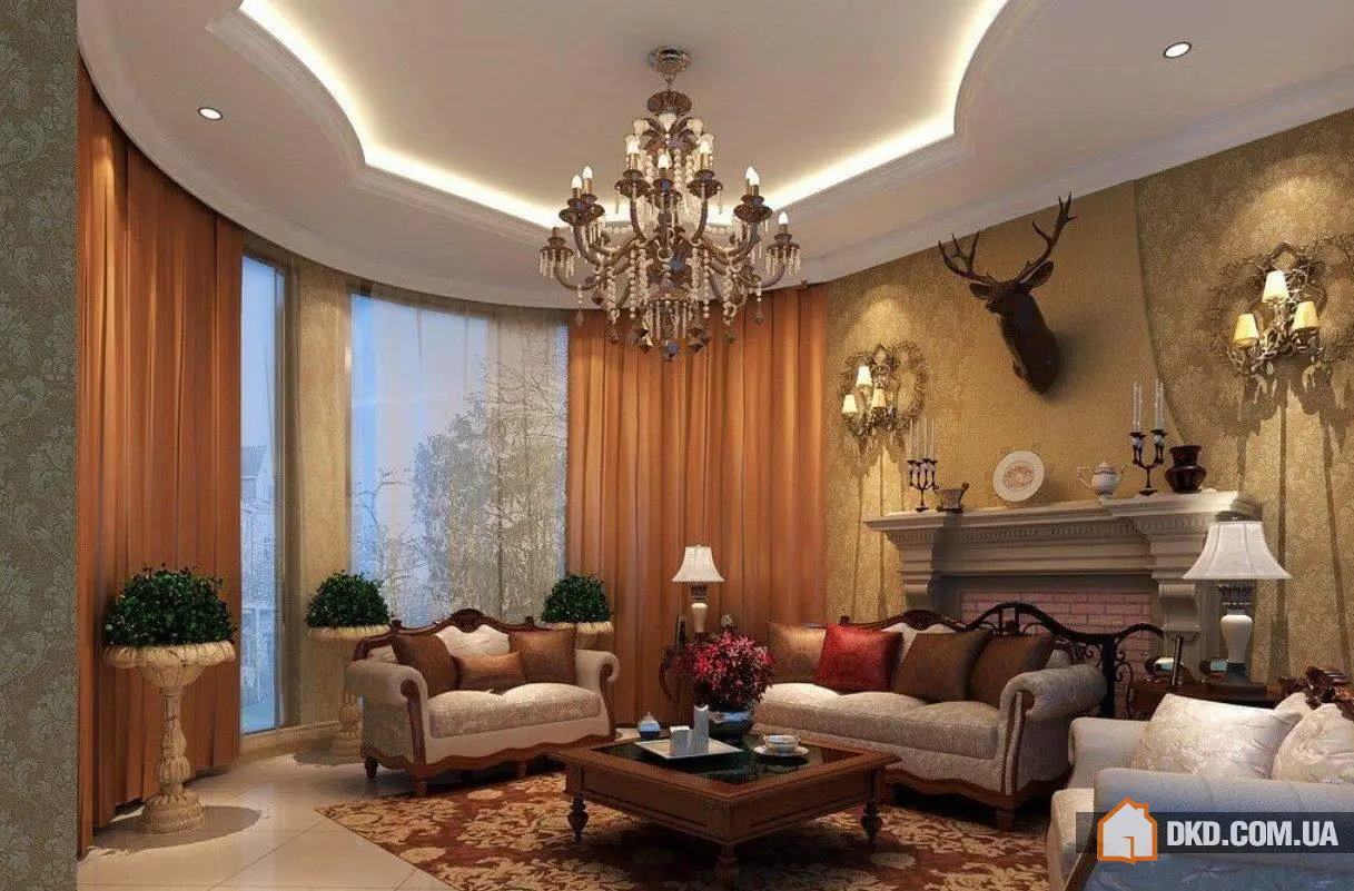 Дизайн інтер'єру елегантних гостьових з декором - Gallery image 0