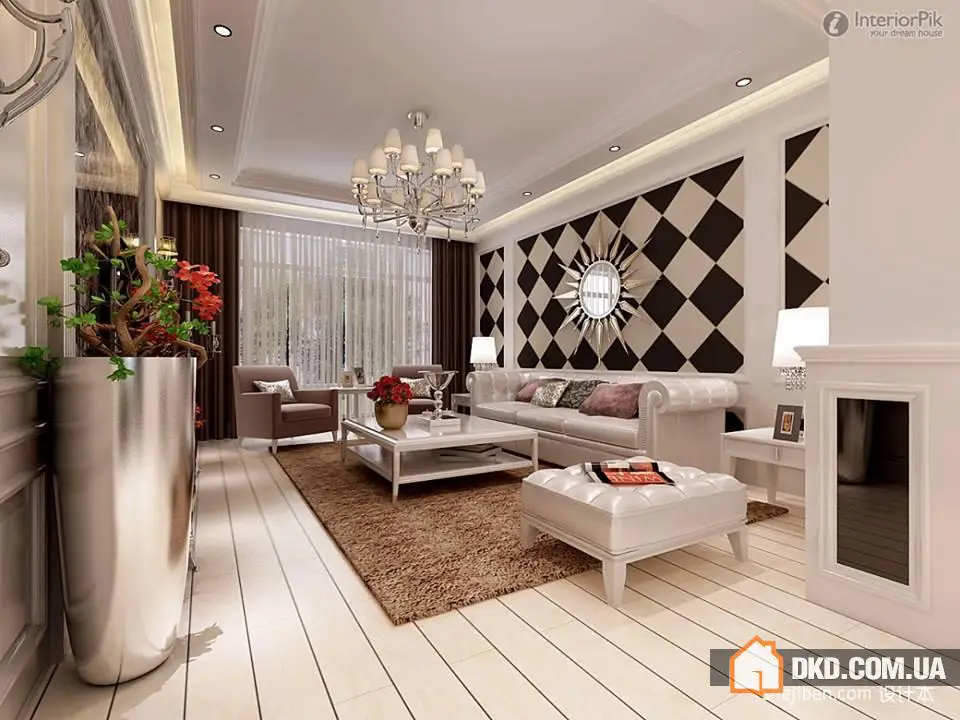 Вдохновляючі гостьові з чудовим декором стін - Gallery image 2