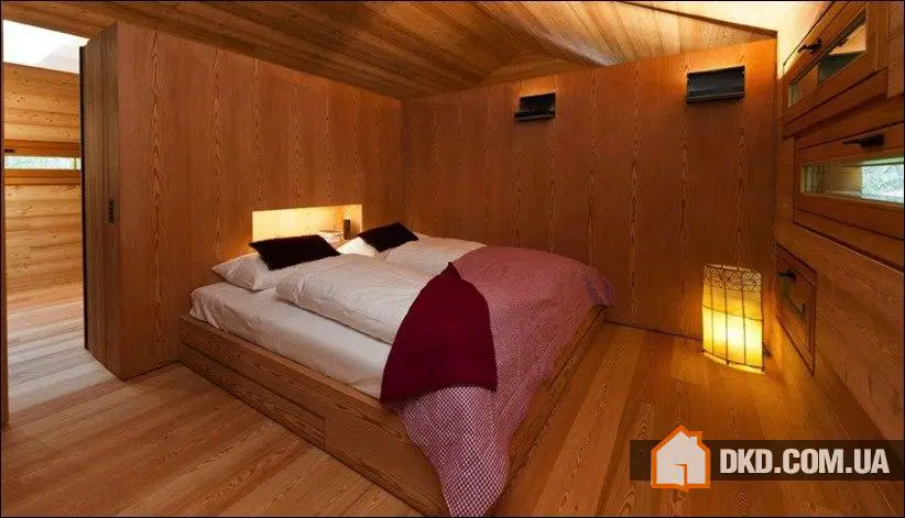 Деревянный дом Alpine Lodge с современным дизайном