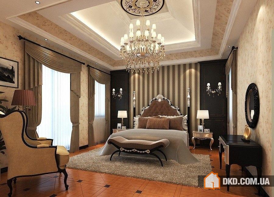 Вдохновляющий роскошный дизайн спальни