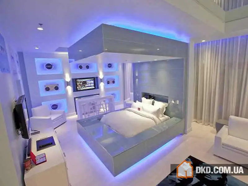 Прохладный интерьер Hard Rock Hotel в Лас-Вегасе