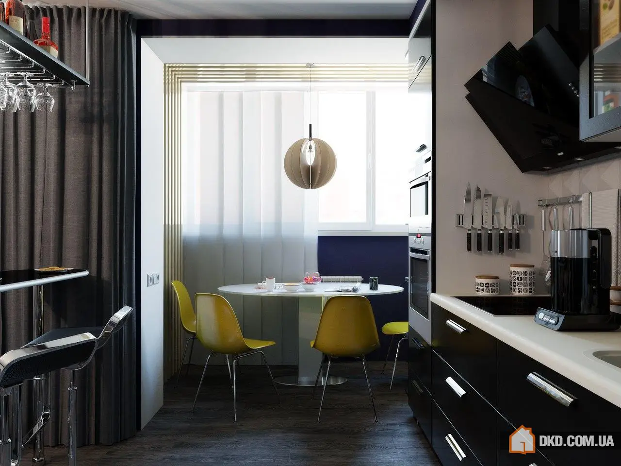 zQ design | Innengestaltung von Küche und Wohnzimmer - 3