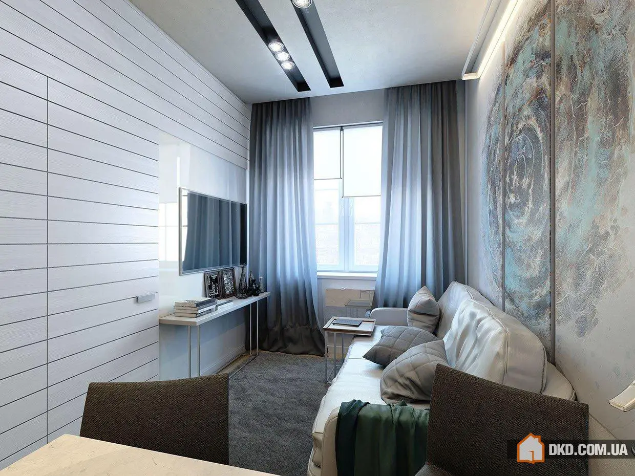 Intérieur sobre dans des tons froids - Gallery image 2