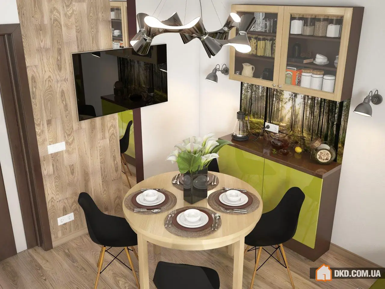 Дизайн-проект гостьової кімнати в сучасному еко-стилі - Gallery image 4