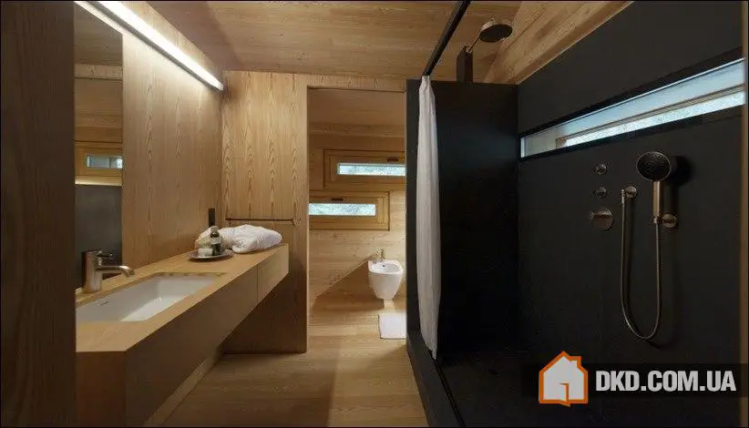 Деревянный дом Alpine Lodge с современным дизайном