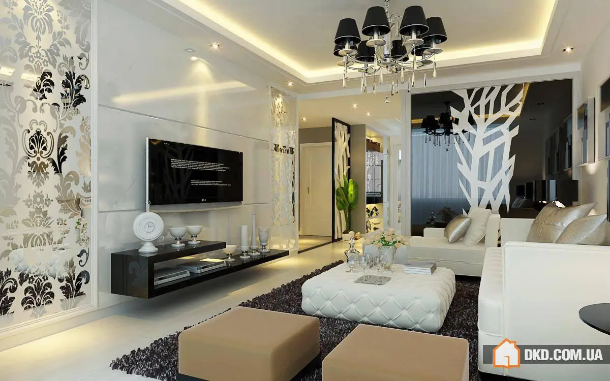 Вдохновляючі гостьові з чудовим декором стін - Gallery image 6