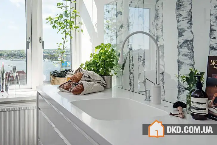 Двухкомнатная квартира с видом на гавань в Гетеборге (67 кв. м)