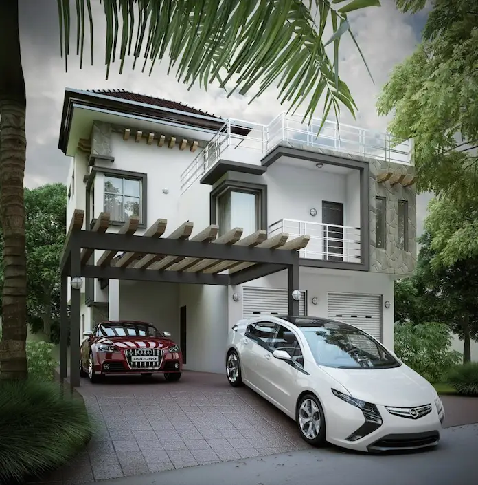 Вражаючі ідеї дизайну екстерьєру сучасних житлових приміщень для вдохнення - Gallery image 1