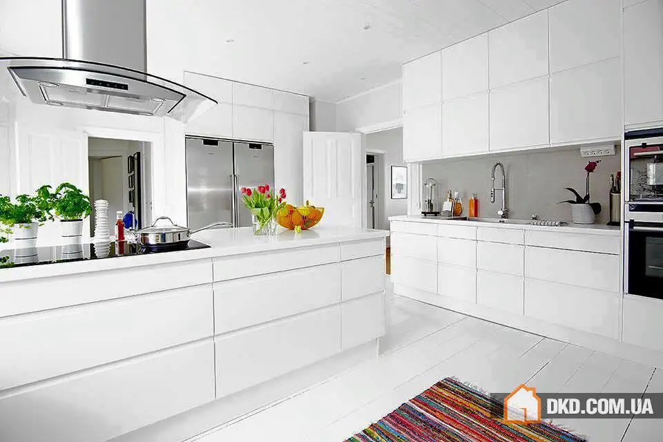 Elegante cocina blanca - 5