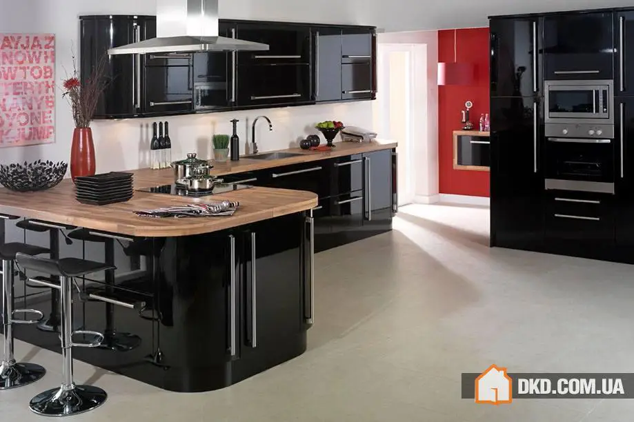 Чудовиські чорні кухонні шафи - Gallery image 2