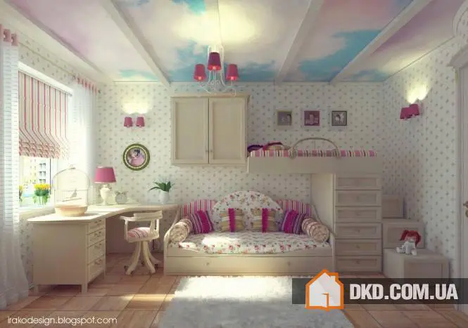 Поп-потолок для дитячої кімнати: ідеї та вдихнення - Gallery image 8