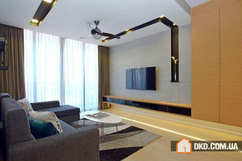 Дизайн квартиры в Сингапуре от KNQ Associates