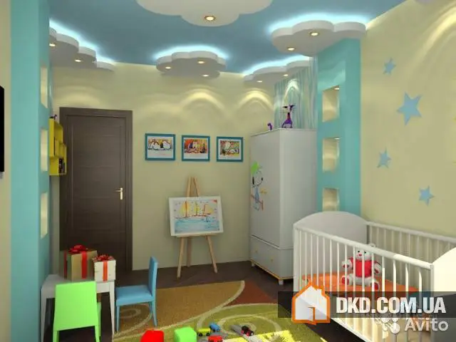 Поп-потолок для дитячої кімнати: ідеї та вдихнення - Gallery image 2
