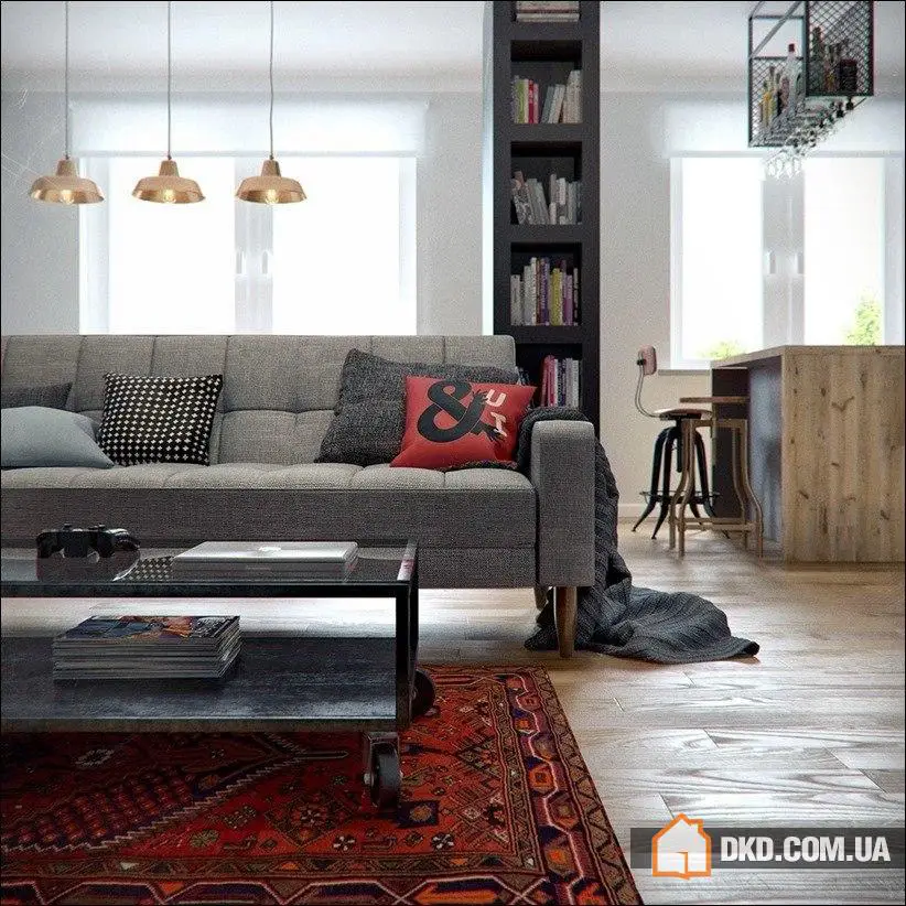 Éclectisme d'un appartement avec une disposition ouverte - Gallery image 4