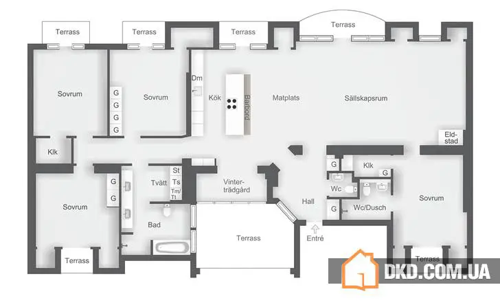 Clean Lines in a Loft Apartment on the Roof in Stockholm - Gallery image 22