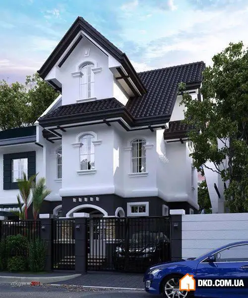 Impresionante casa en blanco y negro ᴷᴬ - 1