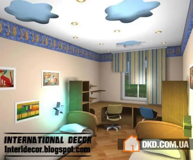 Поп-потолок для дитячої кімнати: ідеї та вдихнення - Gallery image 5