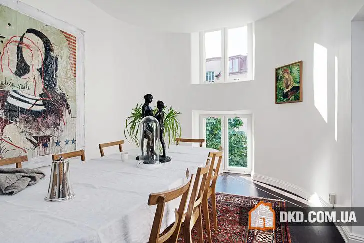 Decoración escandinava de tipo «tráfico» con distribución inusual (113 m²) - Gallery image 5