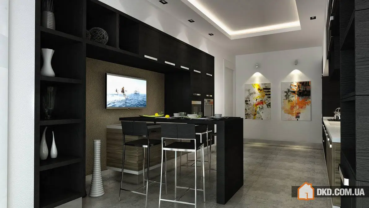 Чудовиські чорні кухонні шафи - Gallery image 6