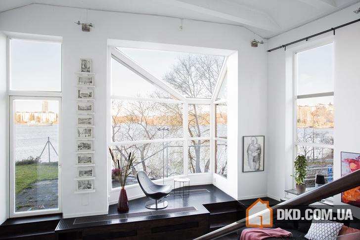 Квартира с видом на озеро в Стокгольме (151 кв. м)