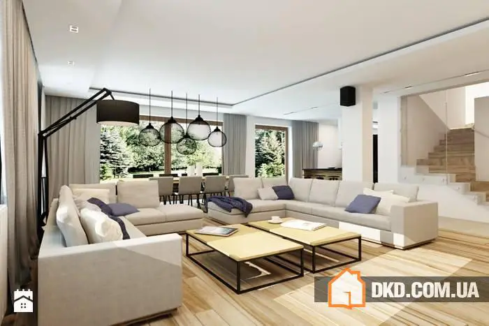 Елегантно спроектований сучасний будинок із вражаючими відкритими інтер'єрами - Gallery image 6