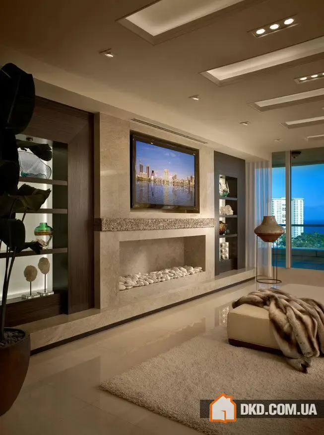Сучасні ідеї дизайну камінів у гостьових, відповідні декору - Gallery image 0