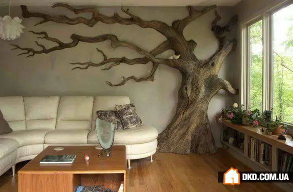 Дерев'яна стіна в гостьових - Gallery image 1