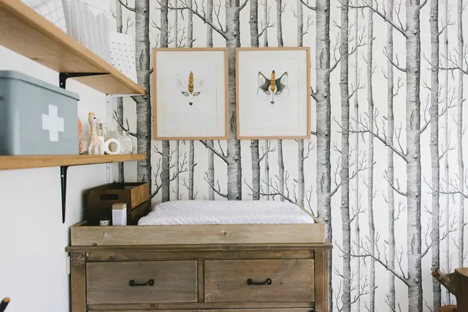 Habitación infantil mágica del bosque para niño - Gallery image 1