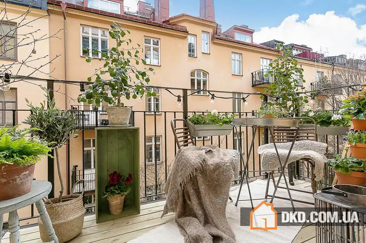 Скандинавский интерьер с винтажными нотками (59 кв. м)
