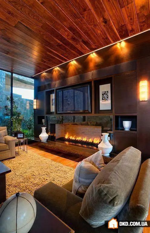 Сучасні ідеї дизайну камінів у гостьових, відповідні декору - Gallery image 5