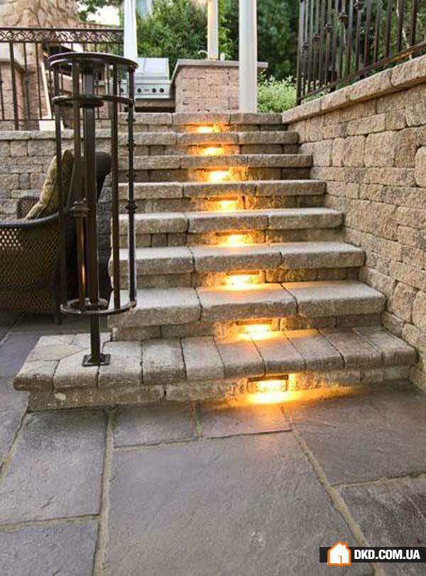 Идеи для лестниц с освещением