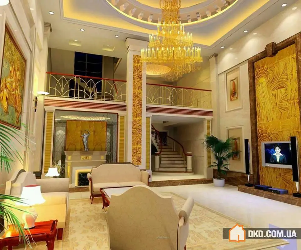 Дизайн інтер'єру елегантних гостьових з декором - Gallery image 1